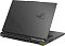 Фото-6 Игровой ноутбук ASUS ROG Strix G16 G614PP-WH94, вид сзади справа в полуоткрытом положении. На фото видны тёмно-серая крышка с логотипом ROG, декоративная надпись Strix на крышке, задняя решётка охлаждения и правая боковая грань с портами. Изображение важно для страницы товара, потому что показывает оформление крышки и конструкцию корпуса.