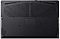 Фото-7 Ноутбук Acer Aspire 7 A715-59G-769T, нижняя панель: большая диагональная решётка вентиляции, винты и резиновые ножки; цвет чёрный. Для страницы товара &mdash; показывает конструкцию днища и вентиляцию.