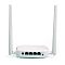Фото-2 Wi-Fi роутер Tenda N301, задняя панель; крупным планом показаны Ethernet-порты и разъём питания, рядом кнопка/отверстие сброса; фото про подключение кабелей.