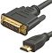 Фото-1 Видео кабель LAZSO HDMI (M) -&gt; DVI-D (M) 20 м, WH-141(20M)