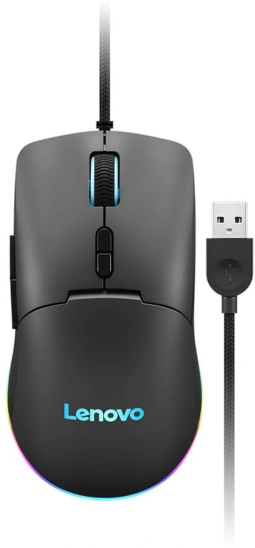 Фото Мышь Lenovo M210 RGB Gaming Проводная чёрный, GY51M74265