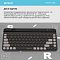 Фото-5 Клавиатура A4Tech Fstyler FBK30 Blackcurrant, инфографика о подключении. На фото чёрно-серая клавиатура с текстом о двух режимах подключения: Bluetooth и USB-ресивер 2.4 ГГц. Изображение важно для страницы товара, потому что показывает варианты подключения и дальность работы до 10 м.