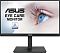 Фото-1 Монитор Asus VA229QSB, вид спереди: на экране надпись ASUS Eye Care Monitor и значок TÜV Rheinland, тонкие чёрные рамки и логотип ASUS снизу; важно для визуальной идентификации модели на странице товара.