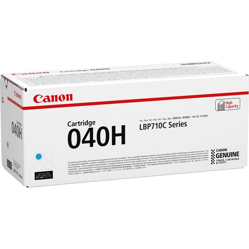 Фото Тонер-картридж Canon 040 Лазерный Голубой 10000стр, 0459C002