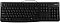 Фото-8 Клавиатура Logitech K120, вид снизу. Показаны две откидные ножки, винты корпуса, кабельный ввод и заводская наклейка в центральной части основания. Нижняя сторона важна для страницы товара, потому что показывает конструкцию основания и регулировку наклона.