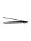 Фото-9 Ноутбук Lenovo IdeaPad Slim 5 14ARP10, боковой вид с частично открытой крышкой; видны тонкий серый профиль, шарнир и боковые элементы корпуса; изображение важно для страницы товара, так как показывает толщину и линию раскрытия.