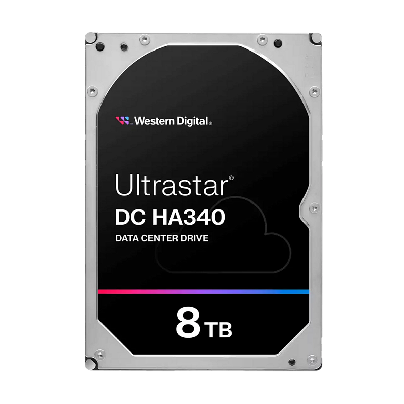 Фото Диск HDD WD Ultrastar DC HA340 SATA 3.5" 8 ТБ, WUS721208BLE6L4