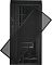 Фото-13 Настольный компьютер OSIO B59i Mini PC S59i-001B, боковой вид со снятым пылевым фильтром. На фото видны съёмная сетчатая панель, внутренняя решётка корпуса и фронтальный блок с кнопками, USB-портами и аудиоразъёмами. Изображение важно для страницы товара, потому что показывает конструкцию съёмной боковой панели и доступ к вентиляции.