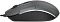 Фото-4 Проводная мышь A4Tech Fstyler FM26 USB Smoky Grey, вид слева в профиль в тёмно-сером цвете; видны низкий вытянутый корпус, гладкая боковая панель и светлая окантовка по нижнему контуру. Полезно для страницы товара, потому что показывает боковую форму и высоту корпуса.