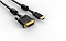 Фото-6 Видео кабель vcom HDMI (M) -&gt; DVI-D (M) 1.8 м, CG484GD-1.8M