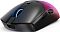 Фото-5 Игровая беспроводная мышь Lenovo Legion M410 Wireless RGB Gaming, ракурс спереди справа; видны разъём USB‑C, две боковые кнопки на левой стороне и переходы между панелями корпуса, чёрный цвет, изображение помогает оценить доступ к кнопкам и форму передней части