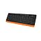 Фото-5 Комплект Клавиатура/мышь A4Tech  Беспроводной чёрный, FG1010 ORANGE