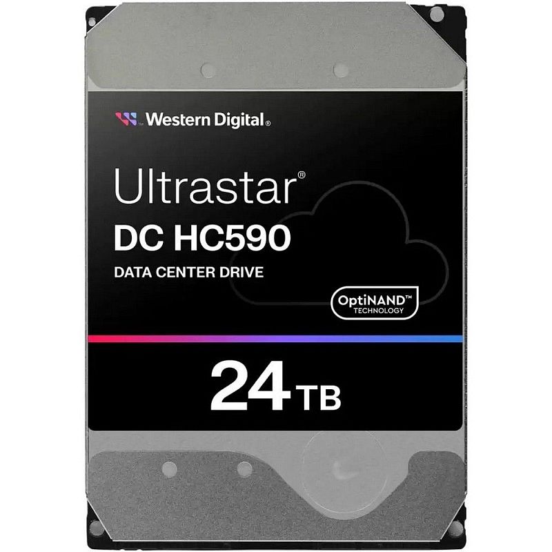 Фото Диск HDD WD Ultrastar DC HC590 SATA 3.5" 24 ТБ, WUH722624ALE6L4