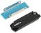 Фото-3 Радиатор для SSD M.2 2280 Digma DGRDRM2B, разборный комплект на белом фоне: синяя термопрокладка, металлическое основание с маркировкой DGRDRM2B и чёрная верхняя крышка с логотипом DIGMA; показаны отверстия под винты и посадочные вырезы для монтажа на SSD.