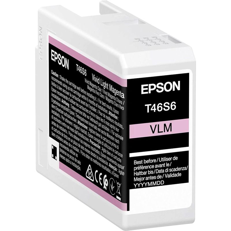 Фото Картридж EPSON T46S6 Струйный Пурпурный 25мл, C13T46S600