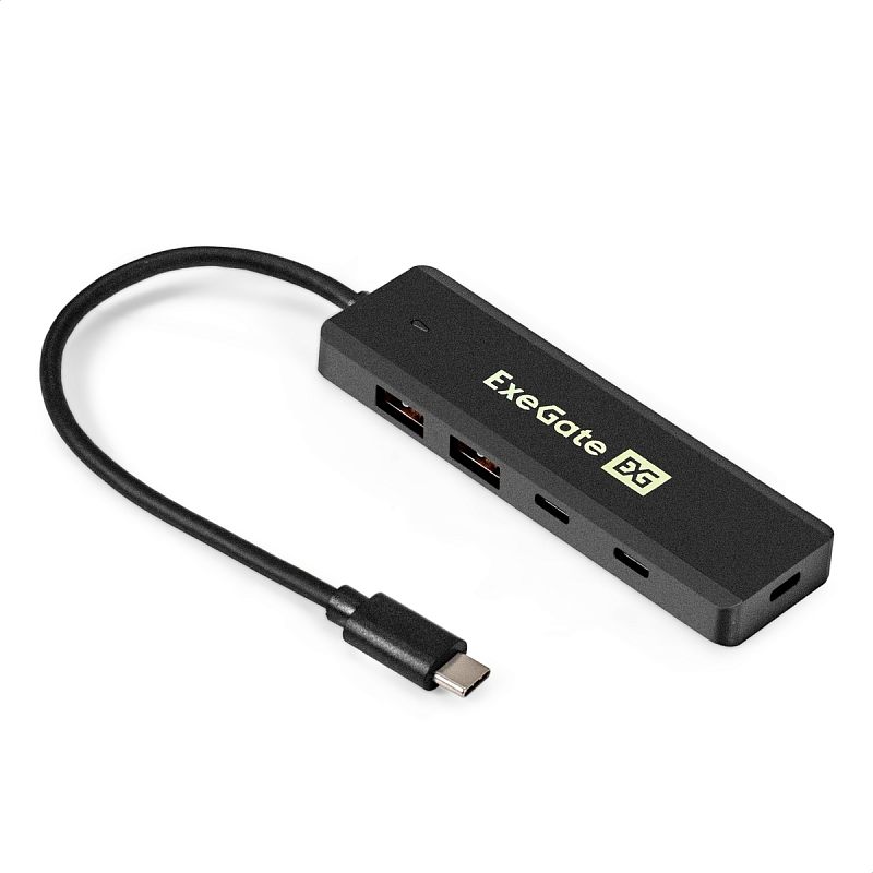 Фото USB-хаб Exegate DUB-2C2P/10G, EX298169RUS