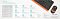 Фото-14 Коробка A4Tech F1010 (Orange), обратная сторона: печатные иконки функций и таблица характеристик, в углу изображены клавиатура и мышь; фото важно для понимания, какие сведения указаны на упаковке товара.