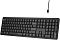 Фото-5 Клавиатура A4Tech Fstyler FBX55C, вид сверху под углом справа с кабелем USB‑C; тёмный корпус, низкопрофильные клавиши и цифровой блок; фото показывает правую часть раскладки и способ проводного подключения.
