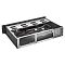 Фото-2 Корпус серверный Exegate Pro 2U300-04 2U EX292252RUS, вид сверху при снятой крышке: металлическое шасси с установленными вентиляторами, видны кабели питания и секции под установку компонентов; изображение показывает внутреннюю компоновку для понимания совместимости на странице товара.
