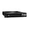 Фото-5 ИБП APC Smart-UPS SRT 2200VA SRT2200RMXLI-NC, вид спереди слева под углом. На фото длинная сетчатая решётка, логотип APC, дисплей справа и стойчные крепления по краям. Изображение показывает внешний вид корпуса для страницы rack UPS.