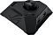 Фото-16 ASUS ROG STRIX X870-I GAMING WIFI, внешний модуль STRIX HIVE II, вид под углом справа. На фото видны ручка регулировки, кнопка Power, боковые вентиляционные прорези, два порта USB Type-A и два аудиоразъёма 3,5 мм, корпус чёрный. Для карточки товара это фото показывает боковые интерфейсы и форму корпуса модуля.