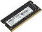 Фото-2 Модуль памяти AMD Radeon R9 Gamers Series R9416G3206S2S-U 16GB DDR4 SO-DIMM, вид под углом со стороны наклейки. Видны белая маркировочная этикетка, чёрная плата, ряд SMD-элементов и контактный вырез в нижней части. Изображение показывает профиль модуля и размещение наклейки на странице товара.
