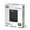 Фото-4 Внешний HDD WD Elements Portable 2TB, фото упаковки; коробка с изображением диска на фронтальной стороне и указанием ёмкости, белый фон с логотипом WD Elements