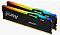 Фото-3 Комплект памяти Kingston FURY Beast RGB 2х8 ГБ DIMM DDR5 6000 МГц, KF560C40BBAK2-16