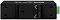 Фото-5 PoE‑инжектор Digma DNP30W48GDXM, вид снизу. На фото основание чёрного корпуса с металлической DIN‑скобой, двумя крепёжными винтами и боковыми монтажными отверстиями. Изображение показывает вариант крепления устройства для страницы товара.