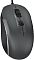 Фото-8 Проводная мышь A4Tech Fstyler FM26 USB Smoky Grey, вид сверху в тёмно-сером цвете; видны колесо прокрутки, центральная кнопка и надпись Fstyler на верхней панели. Полезно для страницы товара, потому что показывает компоновку кнопок и общий силуэт корпуса.