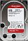 Фото-3 Жёсткий диск 3.5" Western Digital WD Red Plus WD60EFPX &mdash; вид сверху, крупно показана бело‑красная наклейка с WD60EFPX, 6TB и знаками сертификации, металлическая крышка и винты корпуса на белом фоне; важно для сверки точной маркировки модели на странице товара.