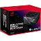 Фото-16 Блок питания для ПК ASUS ROG Strix 1000W Platinum, упаковка. На фото коробка с названием модели и обозначениями ATX 3.1 и 80 Plus Platinum, а также изображение блока питания на лицевой стороне. Изображение важно для страницы товара, потому что показывает внешний вид коробки и маркировки.