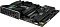 Фото-9 Материнская плата ASUS ROG Strix Z890-F Gaming WiFi &mdash; низкий боковой ракурс задней панели: видны порты I/O, высота кожуха I/O и длинного радиатора M.2; помогает оценить выступающие элементы при установке в корпус.