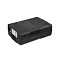 Фото-4 ИБП Powerman Brick 600 VA 6117367, вид снизу сзади; нижняя крышка с батарейным отсеком, резиновыми ножками, вентиляционными отверстиями и боковыми сервисными разъёмами; фото помогает оценить нижнюю конструкцию корпуса.