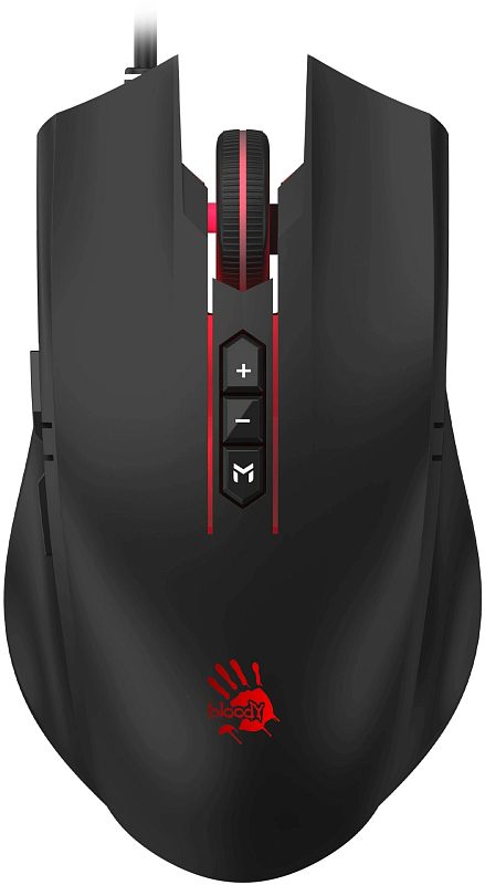 Фото Мышь A4Tech ES7 Проводная чёрный, ES7 STONE BLACK