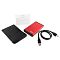 Фото-3 Внешний корпус для HDD/SSD Gembird EE2-U3S-2-R 2.5&quot; красный, EE2-U3S-2-R