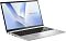 Фото-3 Ноутбук ASUS Vivobook 15 M1502NAQ-BQ272, вид спереди слева под углом; показаны серебристая рабочая панель, чёрная клавиатура, цифровой блок и вентиляционные прорези на левом боку, изображение раскрывает форму корпуса.