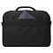 Фото-3 Сумка для ноутбука Sumdex PON-351 16 &mdash; вид сбоку, чёрная; показана толщина и форма корпуса, верхняя молния; фото помогает оценить габариты сумки