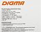 Фото-7 SSD Digma Mega S3 256GB, демонстрационное изображение спереди: модуль M.2 2280 на зелёном фоне, видны наклейка, микросхемы и подписи PCI-E 3.0 x4, 256 ГБ и M.2 2280; фото показывает внешний вид устройства в контексте ключевых параметров страницы товара.