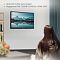 Фото-12 Телевизор Starwind SW-LED24SG304, демонстрация подключения мультимедиа в интерьере; телевизор закреплён на стене и показывает горный пейзаж, рядом указаны DVB‑T2, DVB‑C, DVB‑S2, HDMI и USB; фото важно для страницы товара, потому что показывает поддерживаемые источники сигнала и способы подключения.