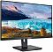 Фото-3 Монитор Philips 272S1M, вид спереди под другим углом: тонкие рамки, нижняя панель с логотипом PHILIPS и кнопками справа, квадратное основание подставки; помогает оценить дизайн передней части.