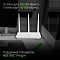 Фото-7 Wi-Fi роутер Digma DWR-N302, инфографика с указанием портов; на затемнённом фоне показан белый роутер и текст про WAN/LAN; изображение связано с подключением и интерфейсами.
