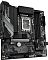 Фото-3 Материнская плата Gigabyte B760M GAMING X WIFI6E GEN5 &mdash; вид под углом: кожух задней панели I/O слева, сокет LGA1700 и радиаторы VRM сверху, слоты DDR5 справа; помогает оценить высоту радиаторов и доступ к разъёмам в корпусе.