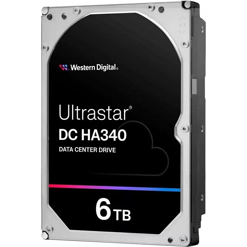 Фото Диск HDD WD Ultrastar DC HA340 SATA 3.5" 6 ТБ, WUS721206BLE604