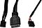 Фото-16 Корпус MSI Forge 120A, комплект кабелей крупным планом: разъём USB 3.0 и коннекторы фронтальной панели/подсветки на проводах &mdash; чтобы понять, какие внутренние кабели идут от корпуса к материнской плате.