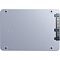 Фото-3 SSD Solidigm D3-S4520 2.5 960 ГБ, обратная сторона корпуса; серебристая задняя панель без наклеек, четыре крепёжных отверстия по углам и SATA‑разъёмы справа, изображение важно для страницы товара как фото тыльной стороны накопителя.