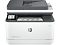 Фото-1 МФУ HP LaserJet Pro MFP 3103fdw, вид спереди: белый корпус, тёмно‑серый верхний модуль, слева цветной экран, в выходном тракте лист; показывает фронтальные элементы и панель управления.