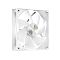 Фото-5 СЖО OCYPUS Sigma L36 ARGB 3 x 120 мм Sigma L36 WH ARGB, отдельный 120-мм вентилятор, фронтальный вид: белая квадратная рамка, семь белых лопастей и круглая центральная вставка; изображение помогает рассмотреть комплектный вентилятор на странице товара.