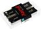 Фото-2 Комплект памяти Kingston FURY Beast Black 64GB KF436C18BBK4/64, упаковка спереди: четыре модуля DIMM DDR4 в прозрачном блистере. Видны чёрная центральная обечайка Kingston FURY, маркировка Intel AMD и модули внутри упаковки. Фото показывает розничную упаковку комплекта на странице товара.