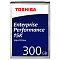 Фото-2 HDD Toshiba AL14SXB30EN 2,5″, фронтальный вид: синяя лицевая плашка «Enterprise Performance 15K» и отметка «300 GB», винты по углам корпуса; светлый фон для узнаваемости модели на странице товара.